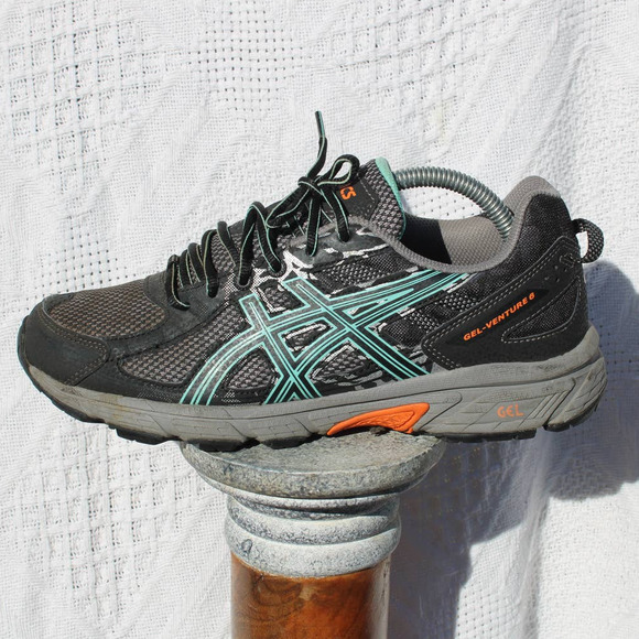Asics Shoes - Asics Gel Venture 6 Running Athletic Sneaker Grey Mint T7G6Q 9w